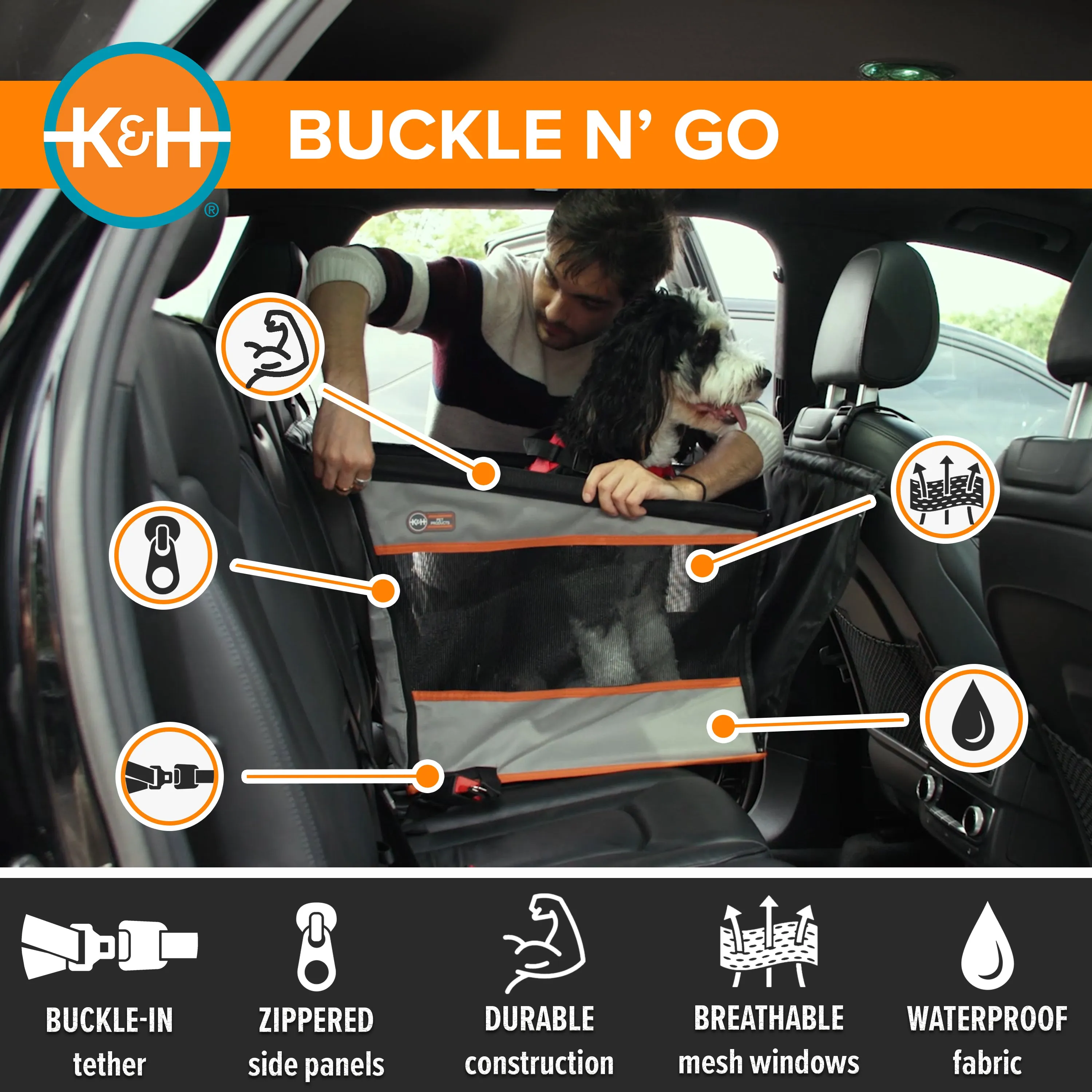 K&H Buckle n' Go Pet Seat