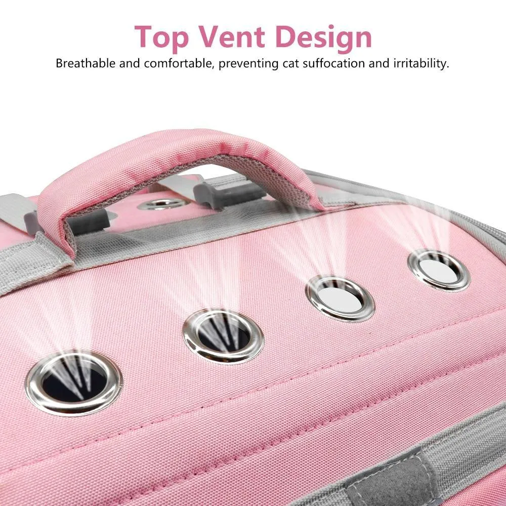 Pet Carrier Backpack Breathable Travel Outdoor Shoulder Bag